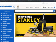 Tablet Screenshot of cromwell.co.uk